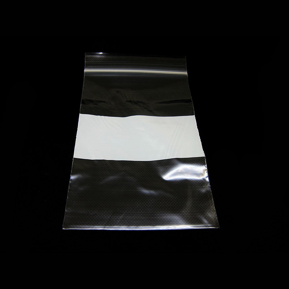 Plastic Slide-lock Bag 4X6 W/WHT