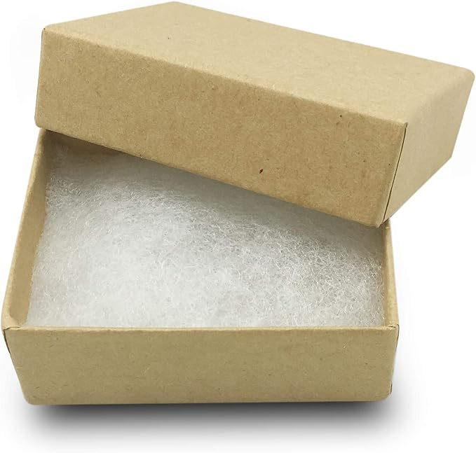 Kraft Cotton Filled Box(2" X 1 1/2" X 3/4")