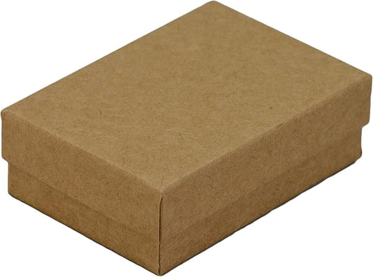 Kraft Cotton Filled Box(3 1/4" X 2 1/4" X 1")
