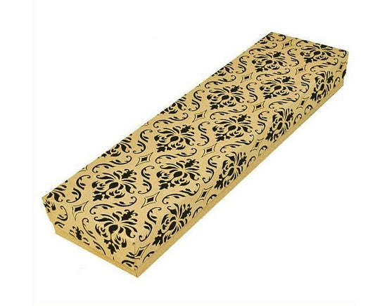 Damask Cotton Filled Box(8" X 2" X 1")