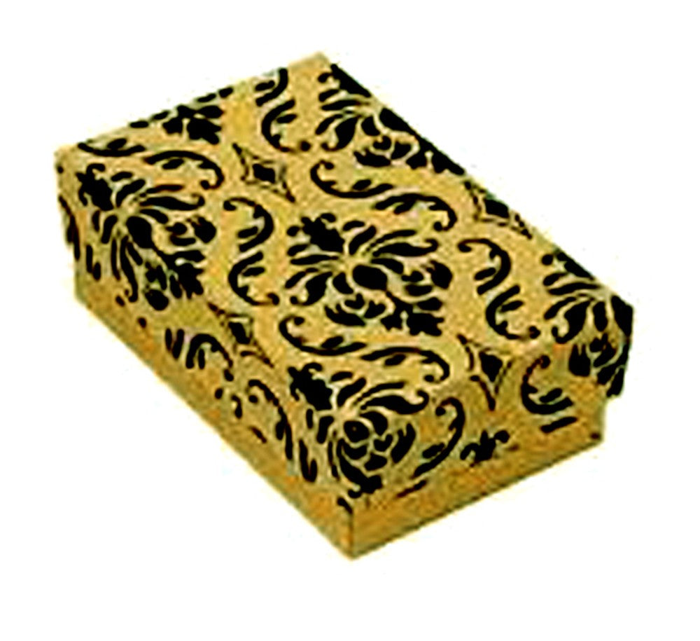 Damask Cotton Filled Box(2 1/2" X 1 1/2" X 1")