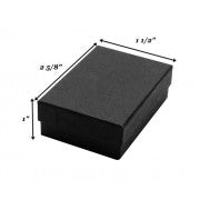 Matte Cotton Filled Box(2 1/2" X 1 1/2" X 1")