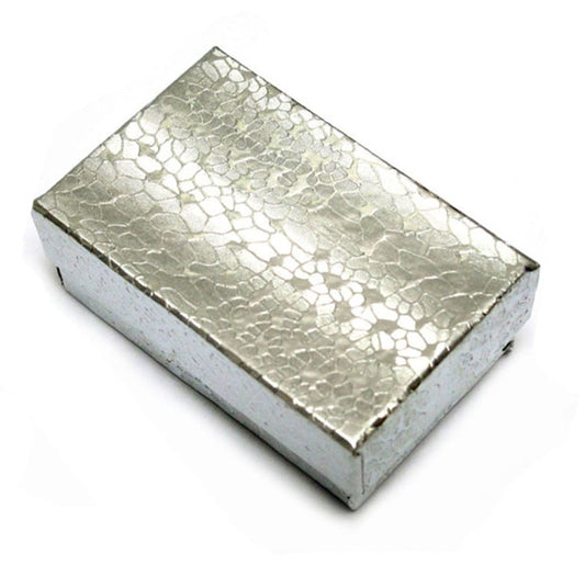 Silver Cotton Filled Box(2 1/2" X 1 1/2" X 1")