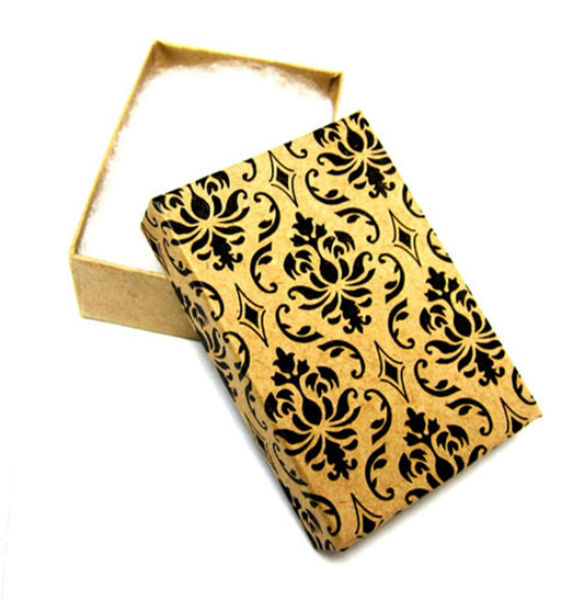 Damask Cotton Filled Box(3 1/4" X 2 1/4" X 1")