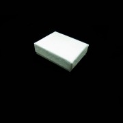 White Cotton Filled Box