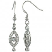 Silver Earring with CZ