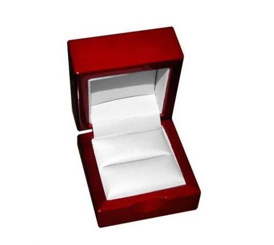 Rose Wood Ring Box(2 1/4" X 2" X 2"H)