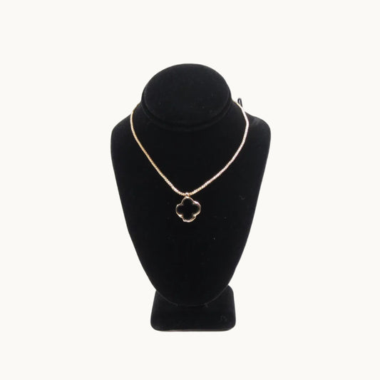 Classic Clover Gold-Tone Pendant Necklace